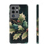 Dark Green Festive Holly in Watercolor - Impact Resistant Phone Case Samsung Galaxy S21 Ultra Matte
